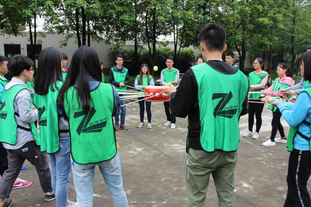 “鼓动人心”项目锻炼了同学们团队协作能力