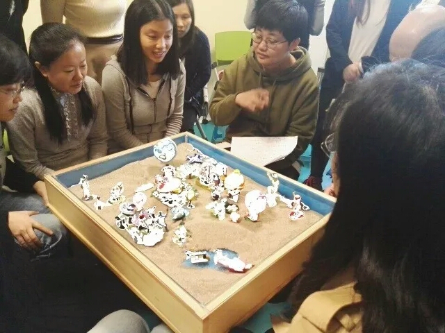 参陪老师体验沙盘