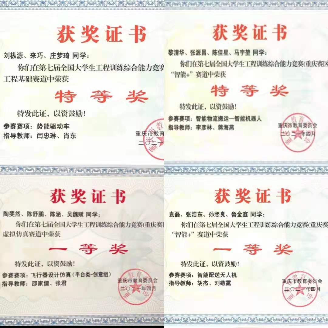 机械工程学院学生在全国大学生智能汽车竞赛等学科竞赛中取得佳绩